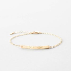 Minimalist Bar Bracelet