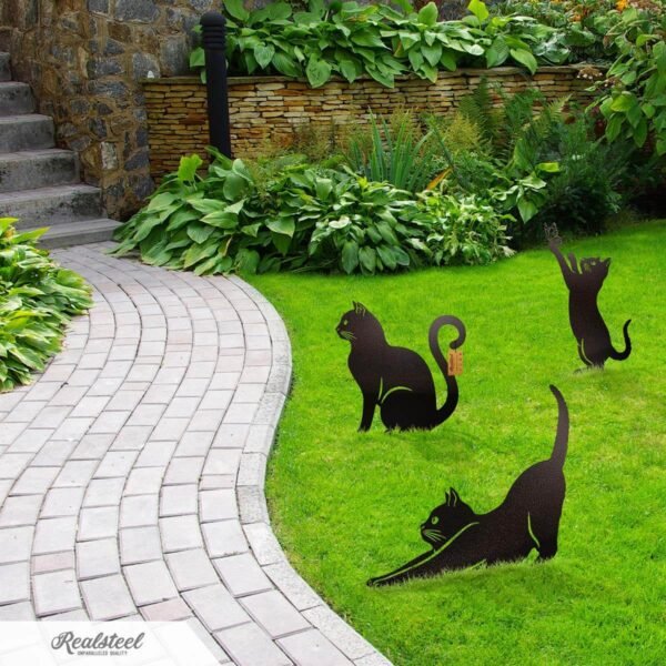 Garden Art - Cats 3 Pack - Image 2