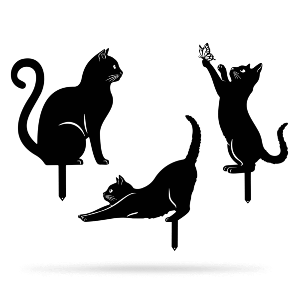 Garden Art - Cats 3 Pack - Image 3